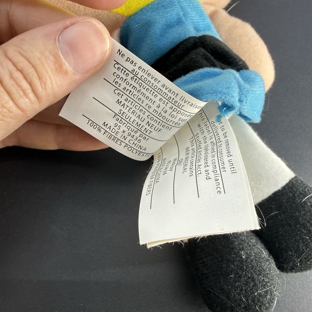 2009 Powerpuff Girls Bubbles Plush Kellytoy Cartoon Network 9" RARE HK002 - Picture 4 of 9